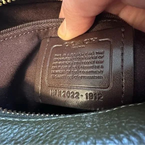 COACH - DEMPSEY CAMERA BAG PURSE IN SIGNATURE JACQUARD WITH PATCH